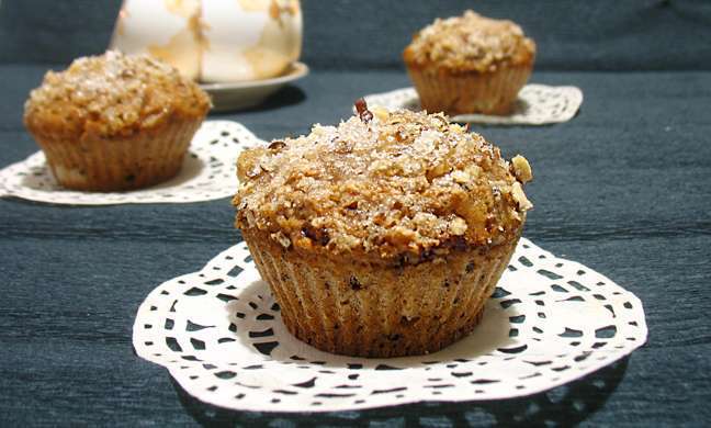 Овсяные кексы с грушей