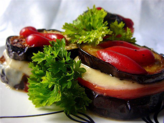 Оладьи из баклажанов