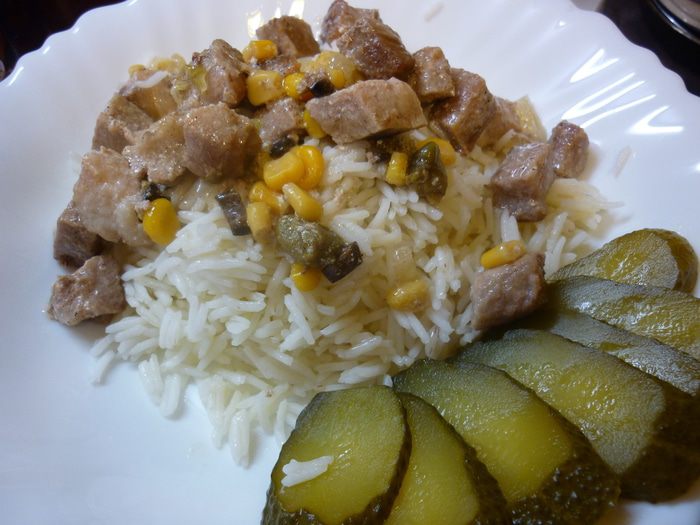 Мясо с оливковым рассолом