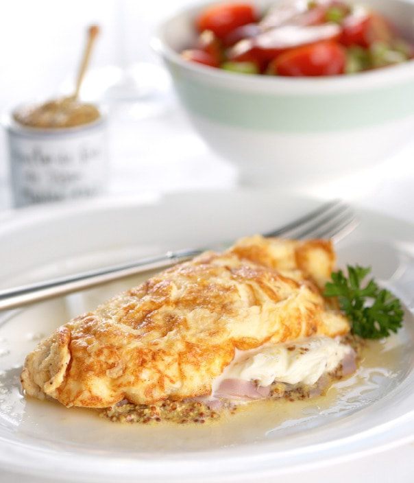 Омлет с ветчиной