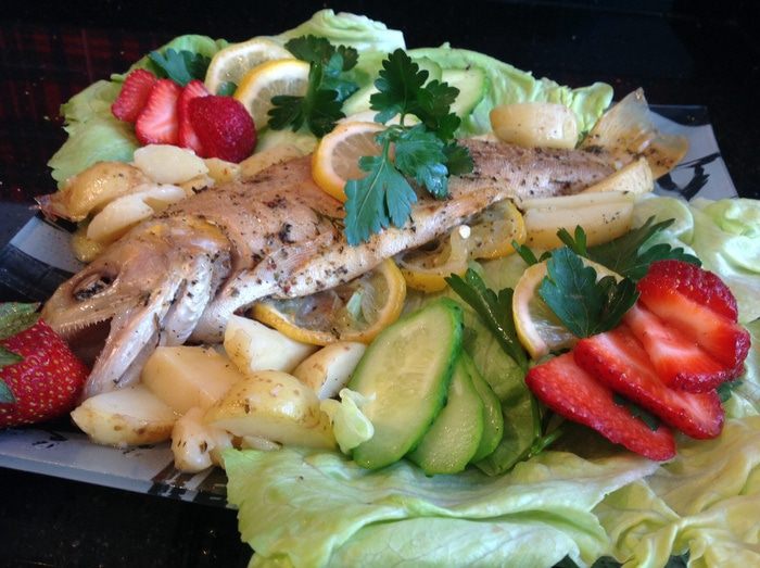 Форель янтарная