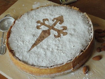 Миндальный торт Tarta de Santiago