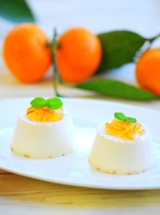 Мандариновая Panna Cotta