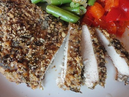 Куриные отбивные с грецкими орехами