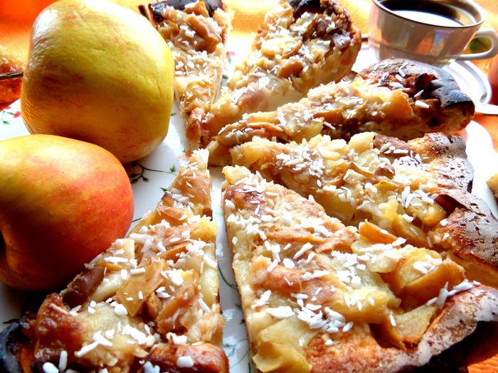 Яблочно-грушевый тарт Татен (tarte Tatin)