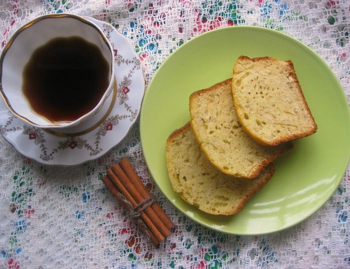 Кекс на молоке с овсяными хлопьями