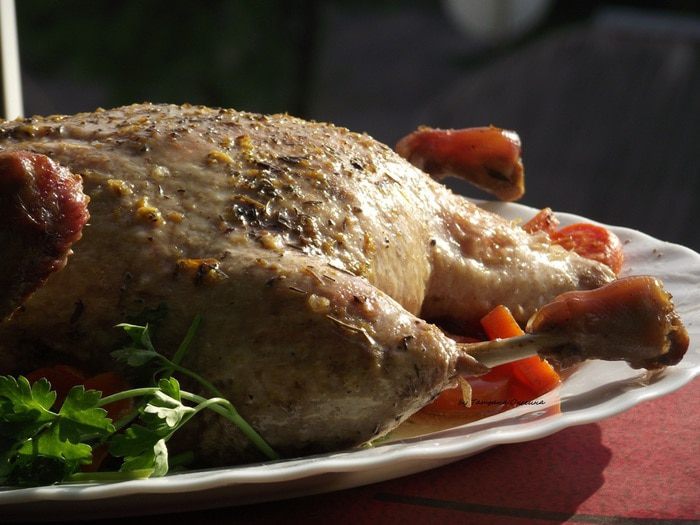 Утка в апельсиновом маринаде