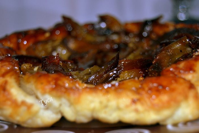 Пирог "Тарт татен с баклажаном"