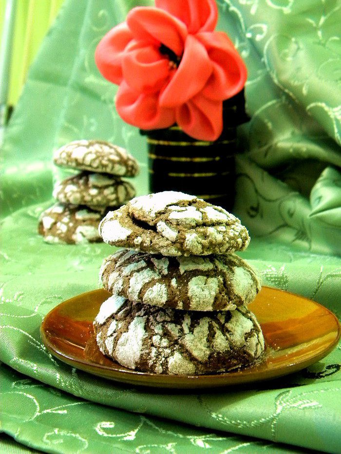 Печенье "Шоколадные трещинки"