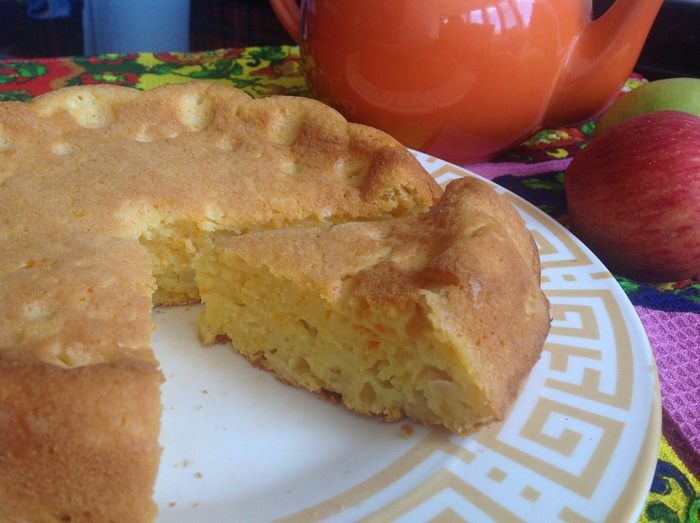 Кекс морковно-яблочный