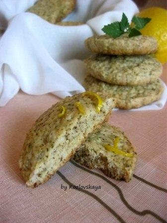 Лимонное печенье с заваркой "Молочный улун"