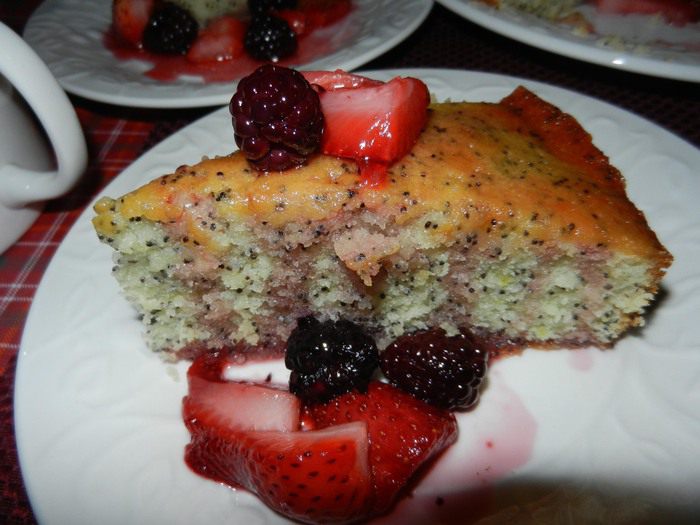 Лимонный пирог с маком (Lime poppy seed cake)