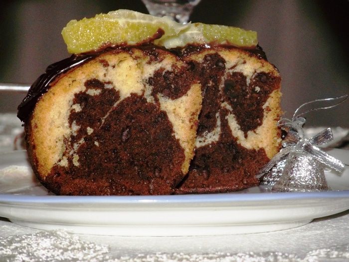 Мраморный кекс 