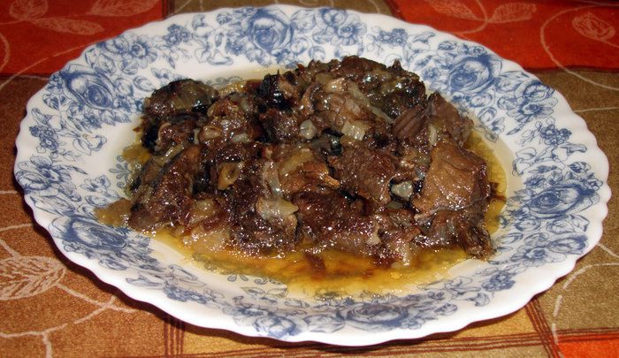 Жаркое из лосятины