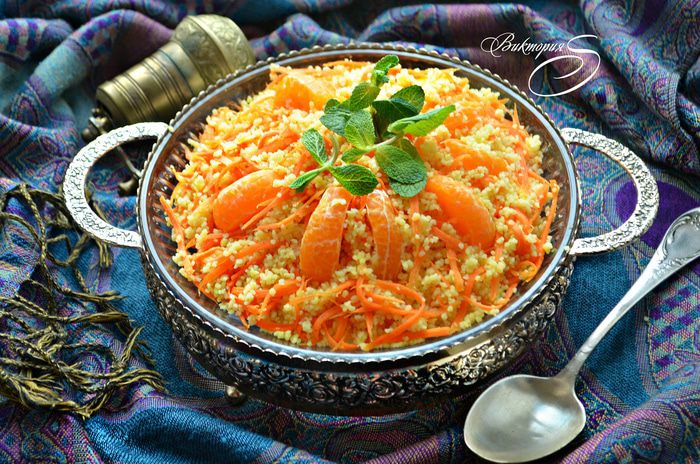 Марокканский салат с кускусом