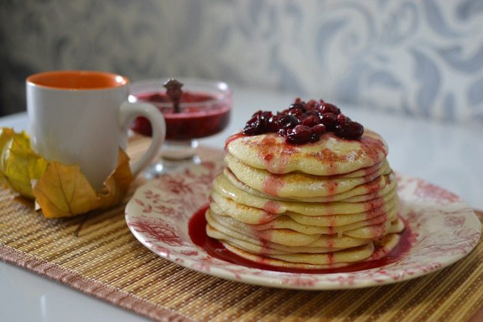 Панкейки с манной крупой