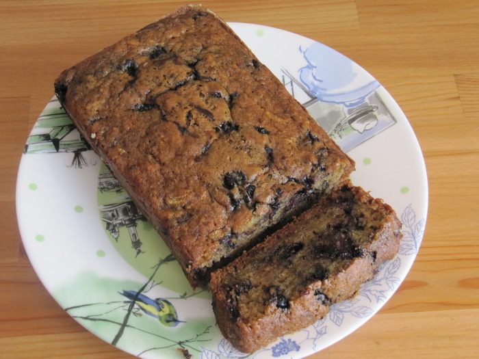 Кабачковый кекс с черникой (Blueberry Zucchini Bread)