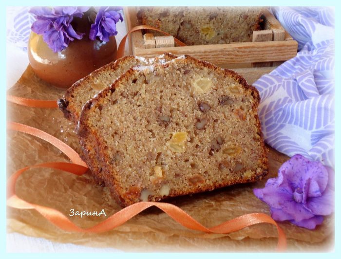 Бананово-медовый кекс (Banana Honey Loaf) 