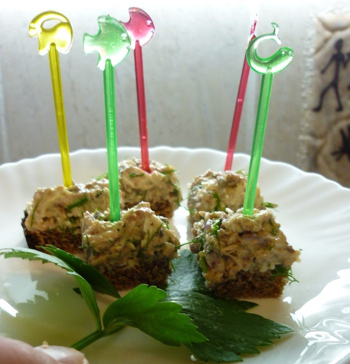 Закуска "Рыбные канапешки"