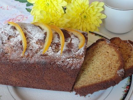 Арахисовый кекс с цукатами