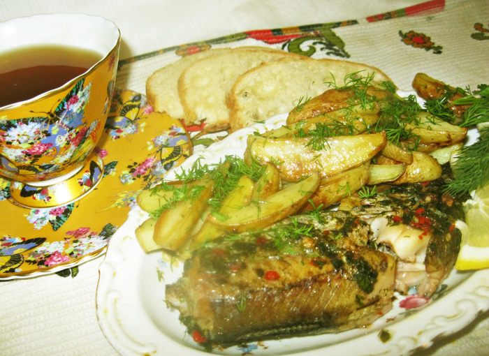 Запеченная рыба "Не все коту минтай"