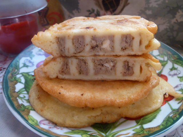 Мясные улитки в кляре