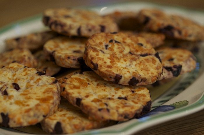 Сырное печенье с маслинами 