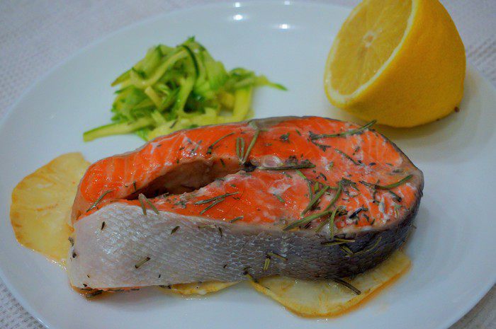 Форель в духовке 