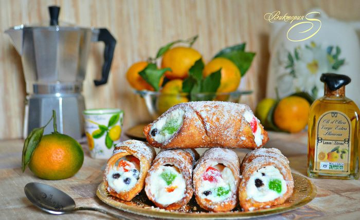 Сицилийские трубочки канноли (cannoli) 