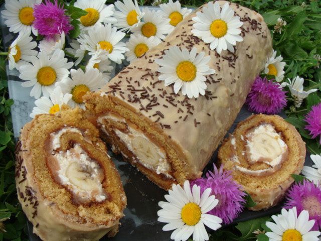 Медовый рулет "Танго с грушей"