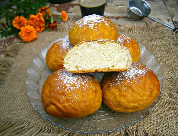 Булочки с кофейной корочкой (Coffee buns)