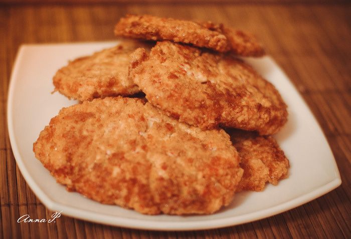 Котлетки из крабовых палочек с сыром