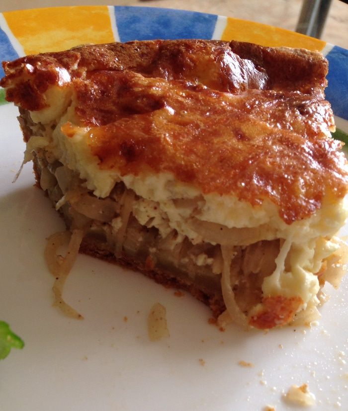 Французский луковый пирог