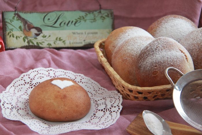 Шведские колобки из спельты с шоколадным кремом