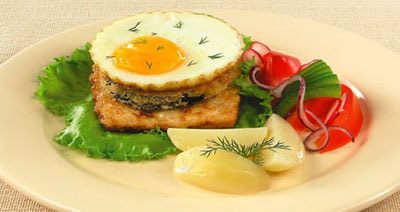 Бифштекс из баклажанов"Славянский"