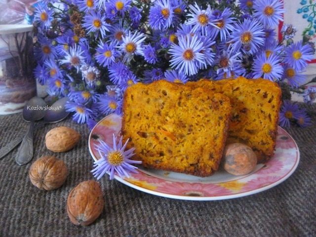 Пряный морковный кекс