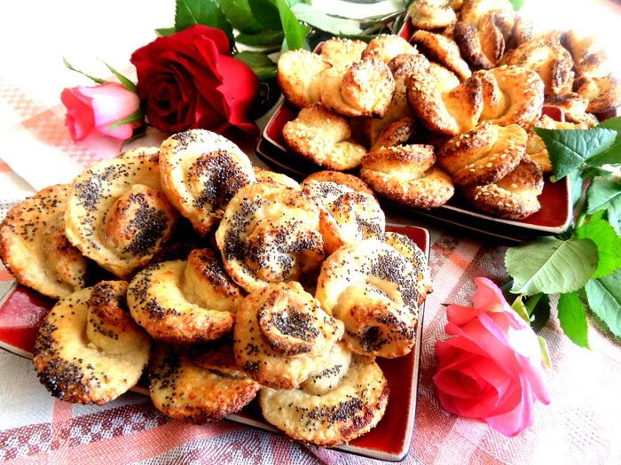 Печенье "Творожные розы"