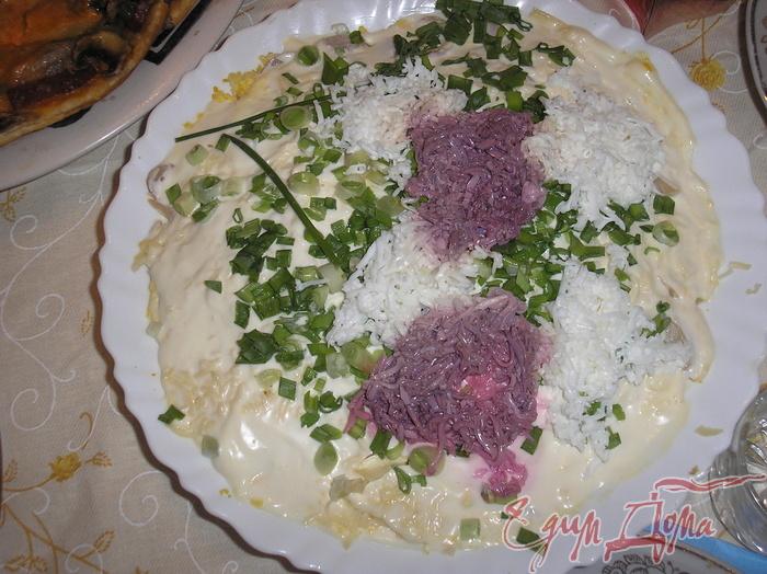 Салат " Ветка сирени"