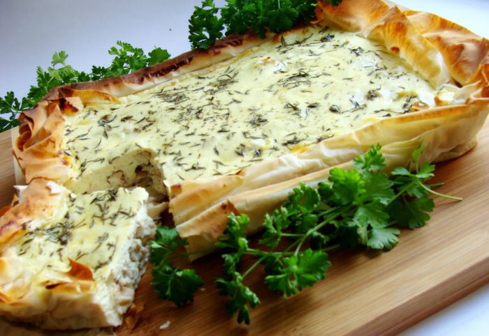 Пирог с курицей и рикоттой "Нежнее нежного"