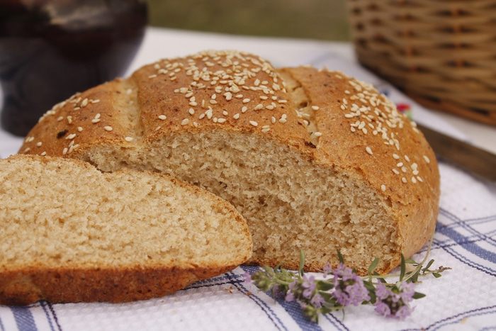 Творожный хлеб с цельнозерновой мукой