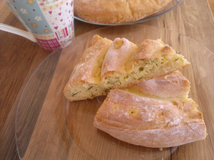 Сырный пирог-спираль (по мотивам греческой кухни)