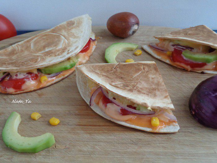 Вегетарианская кесадилья (Quesadilla)