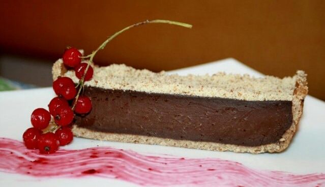 Шоколадно-бергамотовый тарт 