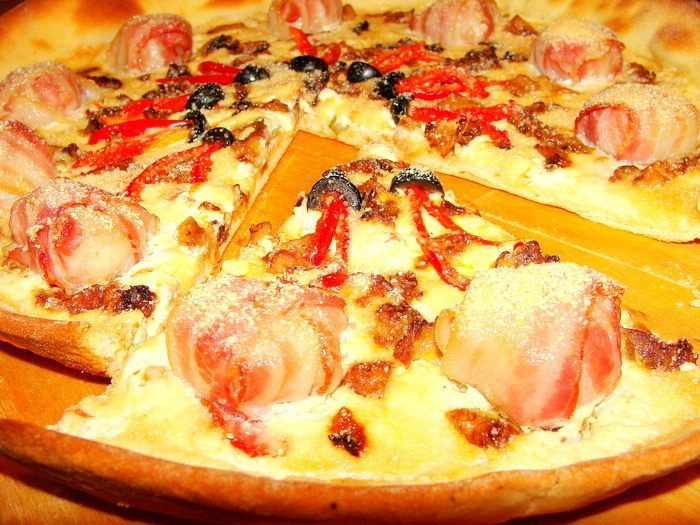 Пицца "Гребешки Ля Гурме"