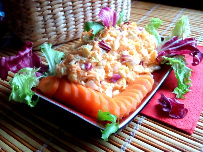 Салат "Оранжевая свежесть"