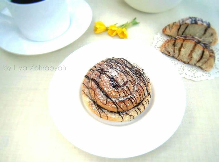 Ароматные булочки с корицей