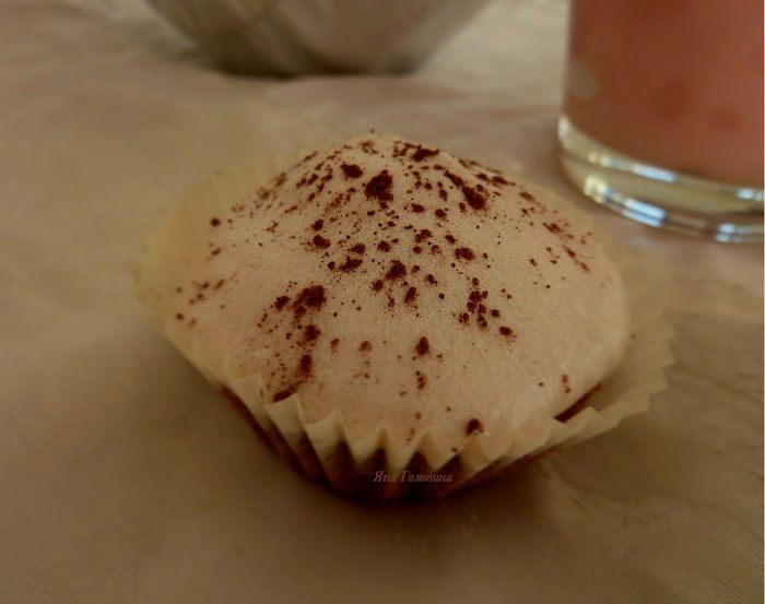 Кексы "Красный бархат" 