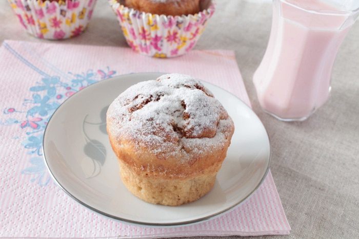 Банановые кексы со сливочным сыром и йогуртом