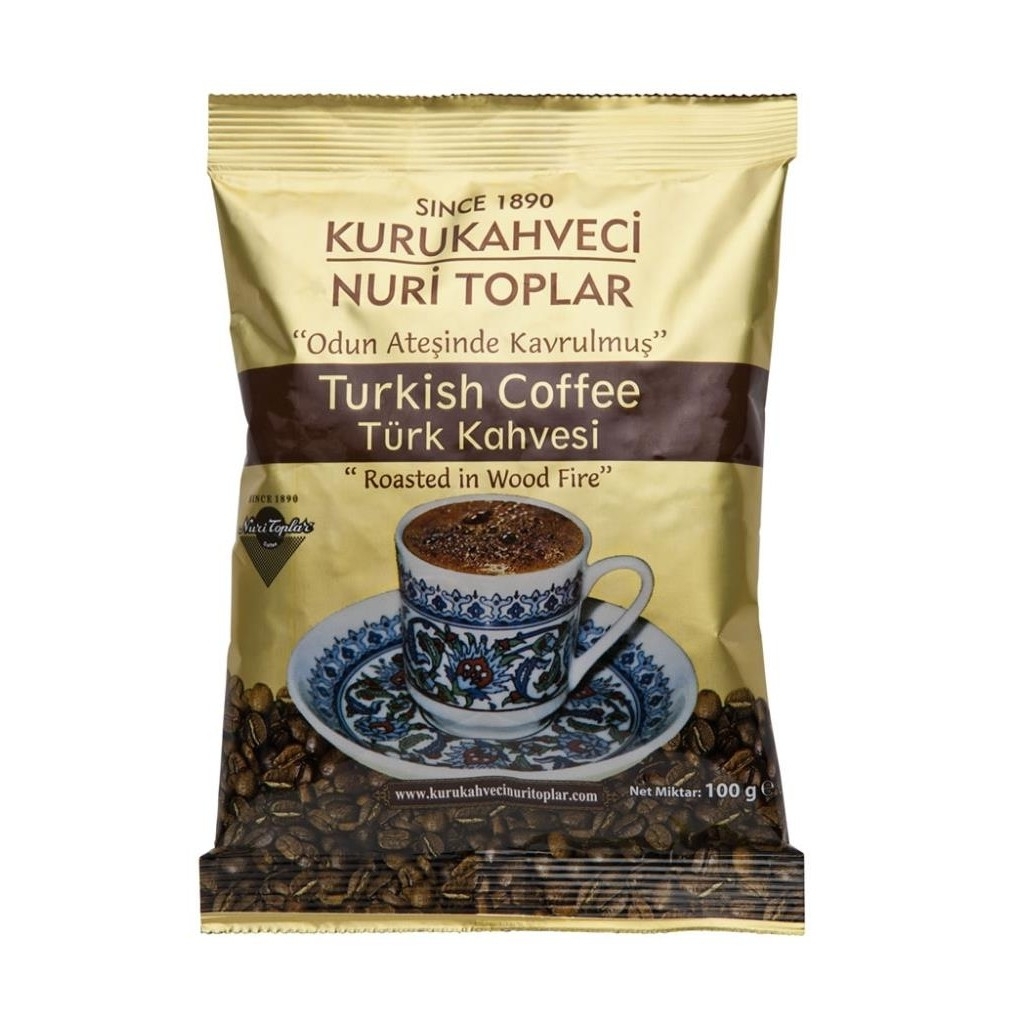 Турецкий кофе Kurukahveci Nuri Toplar 100 gr